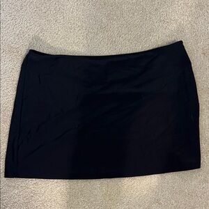 PINK Victoria's Secret Black Mini Swim Skirt